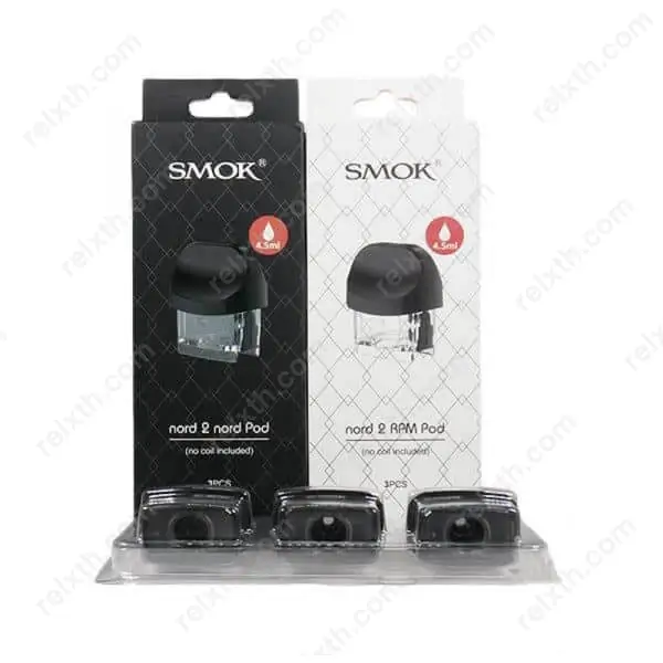 Smok-Nord-2-Replacement-Empty-Pod-Cartridge-4.5Ml.2 Smok-Nord-2-Replacement-Empty-Pod-Cartridge-4.5Ml.2
