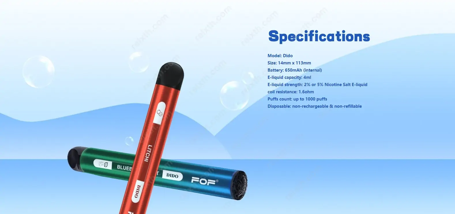 fof dido disposable pod 2