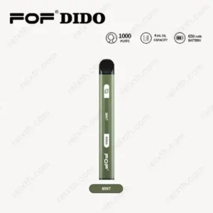 fof dido ใช้แล้วทิ้ง 1000puffs mint