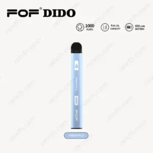 fof dido ใช้แล้วทิ้ง 1000puffs pineapple