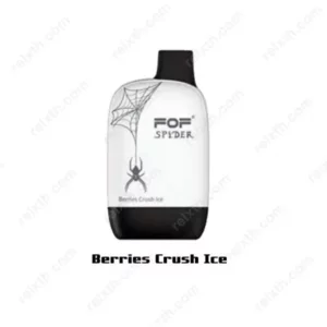 fof spider disposable pod 6000 puffs berries crush ice