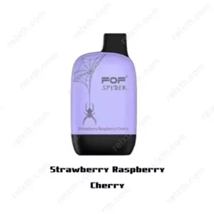 fof spider disposable pod 6000 puffs strawberry raspberry cherry