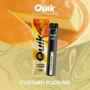 ks quik 2000 puffs custard pudding