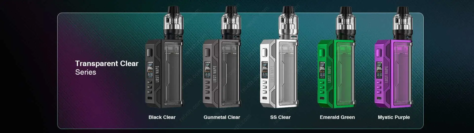 lost vape thelema quest 200w kit clear 1