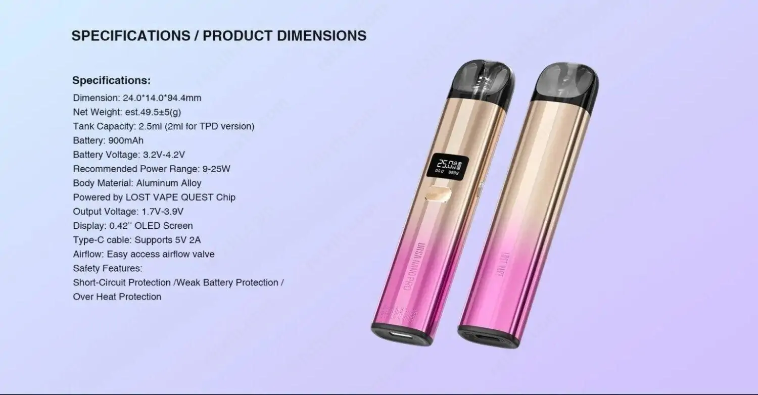lost vape ursa pro 25w pod