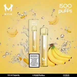 m stix 1500 puffs banana