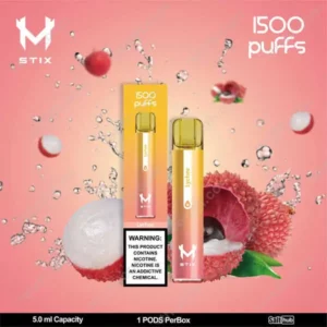 m stix 1500 puffs lychee