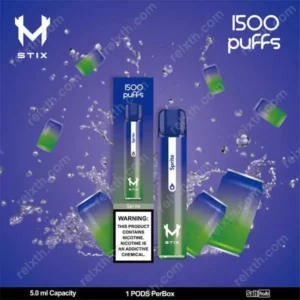 m stix 1500 puffs sprite