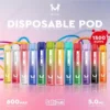 m stix disposable pod 1500puffs