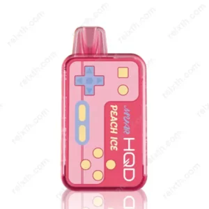 mvar hqd disposable pod 5000 puffs peach ice
