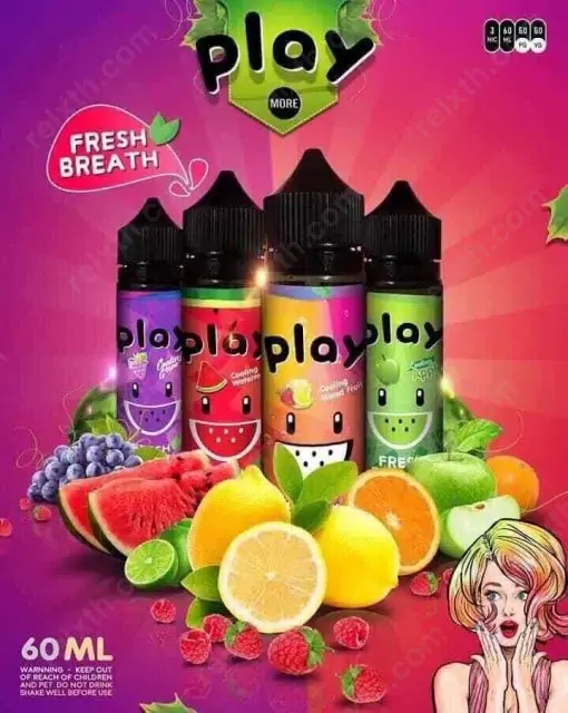 play more fresh breath 60ml nic3