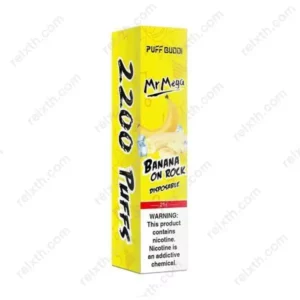 puff buddi mr mega banana on rock