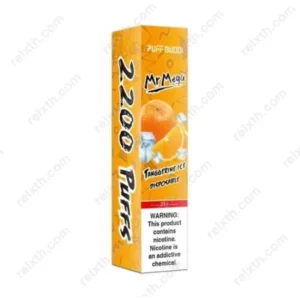 puff buddi mr mega tanggerine ice