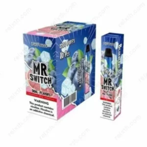 puff buddi mr switch disposable blueberry ice pink lemonade