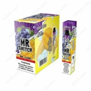 puff buddi mr switch disposable grape ice-fozen mango