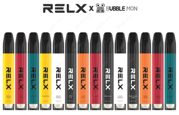 relx x bubblemon disposable 1600 puffs 2