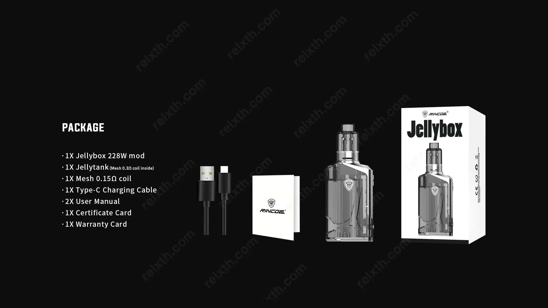 rincoe jellybox 228w kit 2
