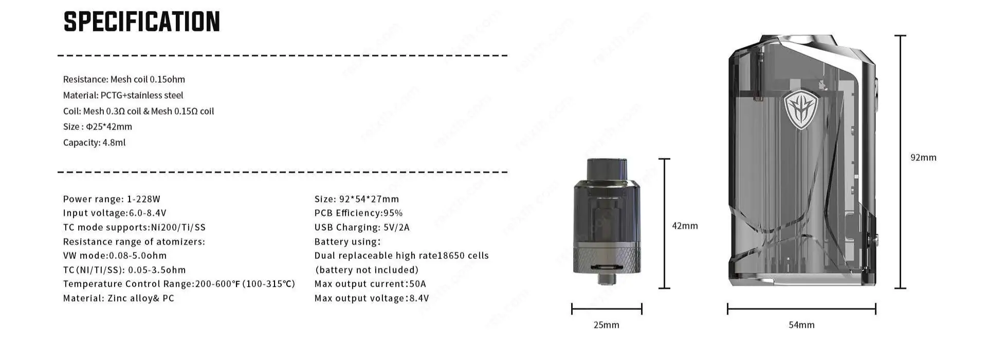 rincoe jellybox 228w kit 4