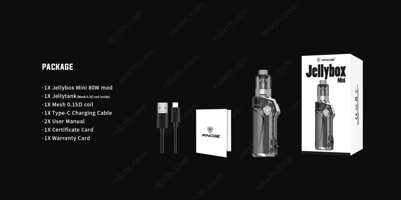 rincoe jellybox mini 80w rda kit