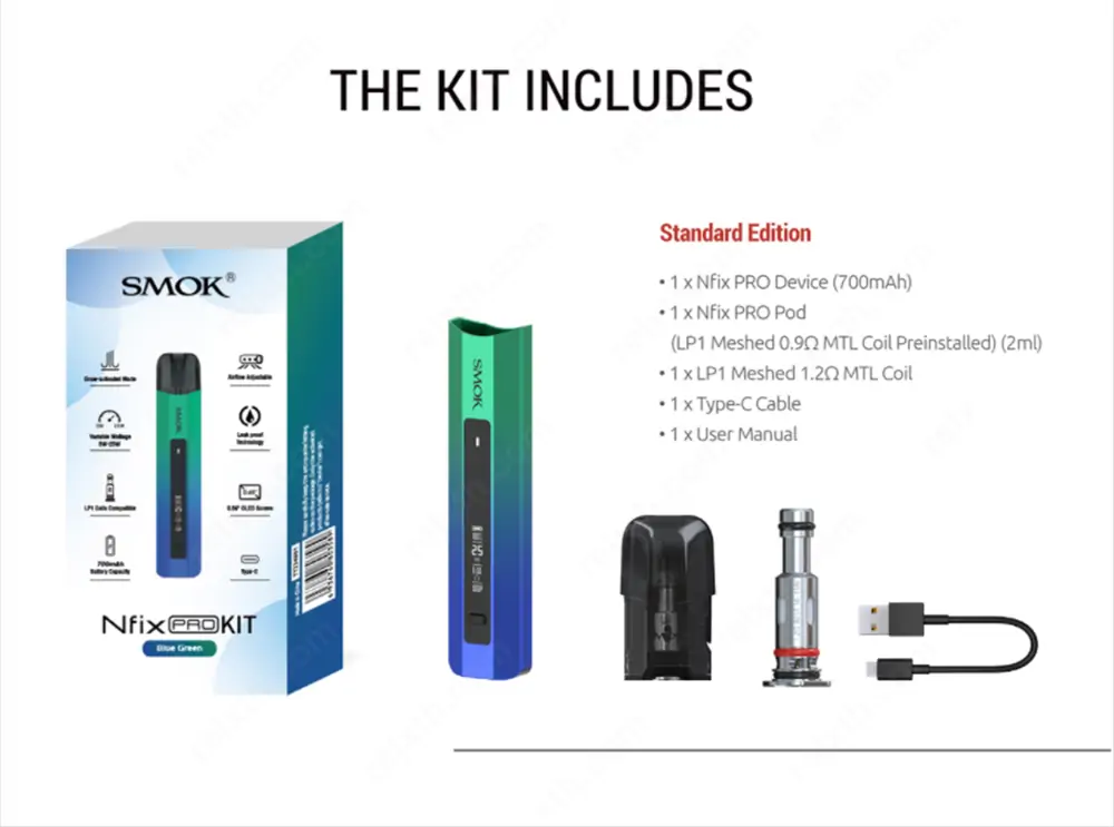 smok nfix pro pod system kit