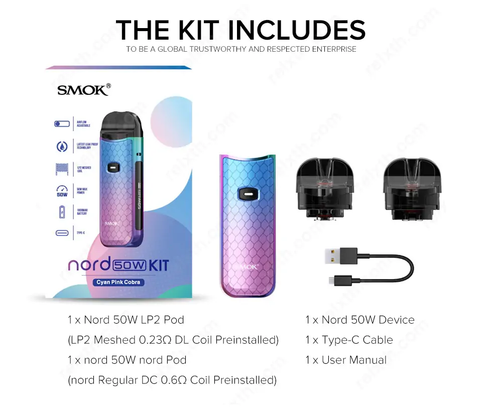 smok nord 50w pod kit