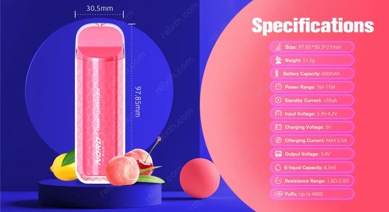 smok nord bar disposable pod