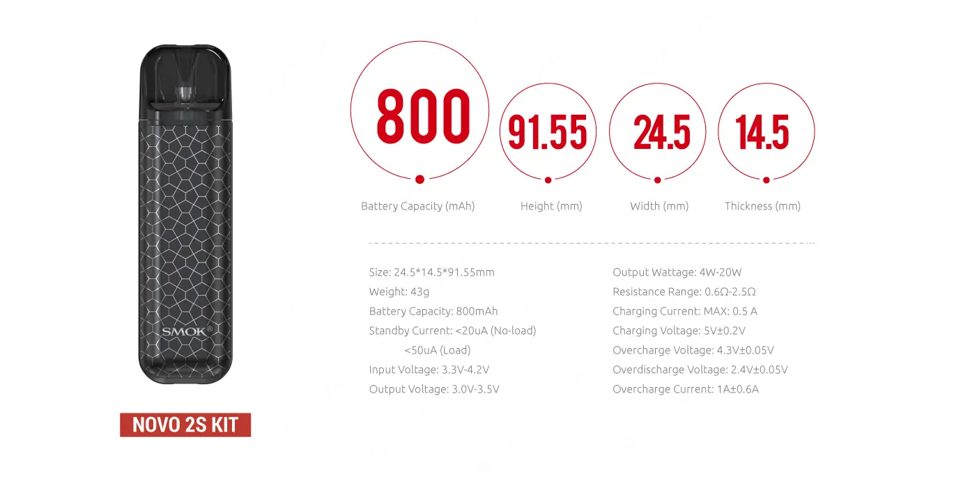 smok novo 2s pod system kit