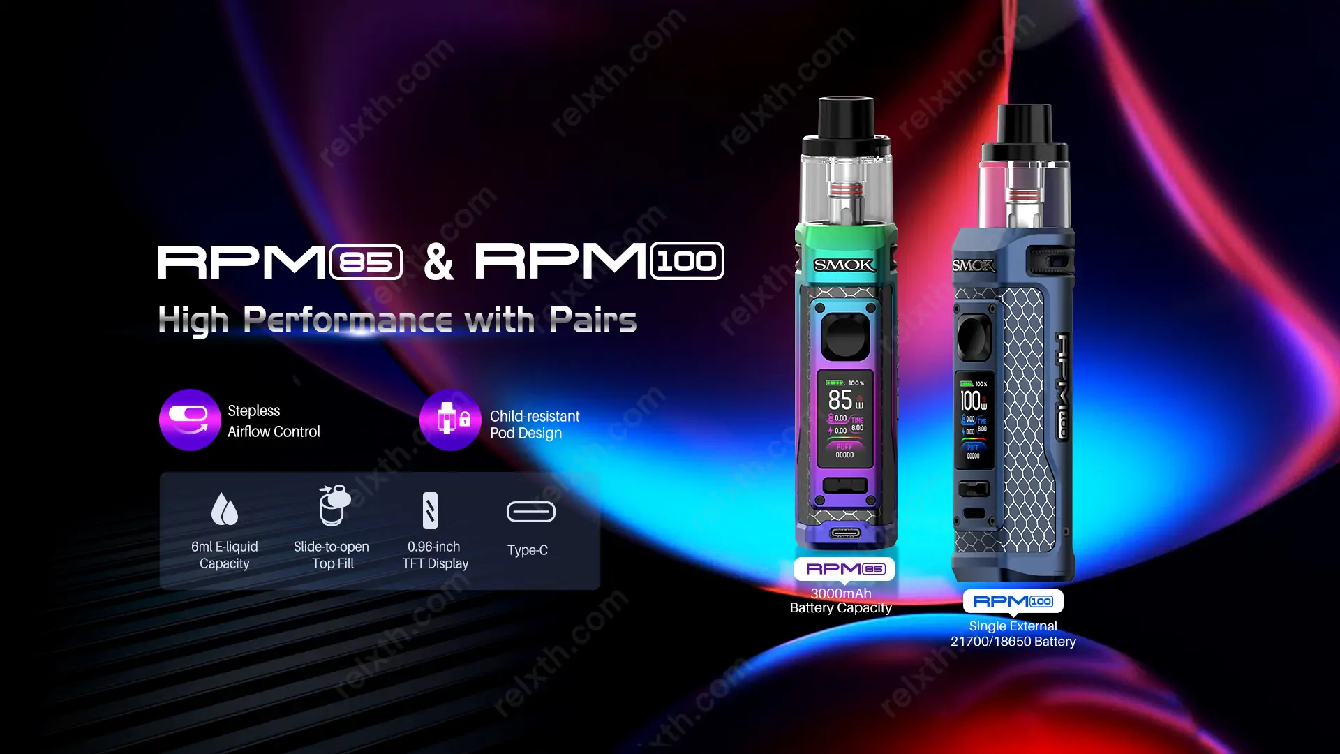 smok rpm 100 pod mod kit