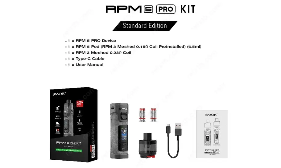 smok rpm 5 pro pod mod kit