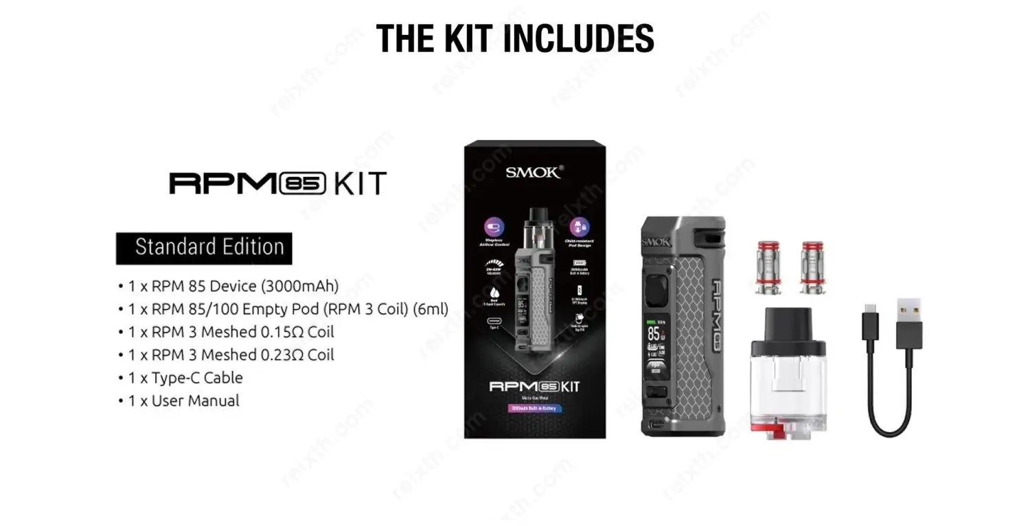 smok rpm 85 pod kit