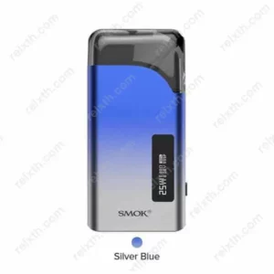 smok thiner pod kit silver blue