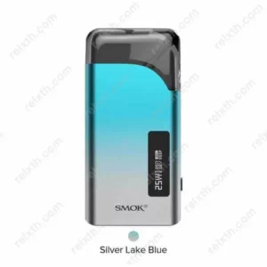 smok thiner pod kit silver lake blue