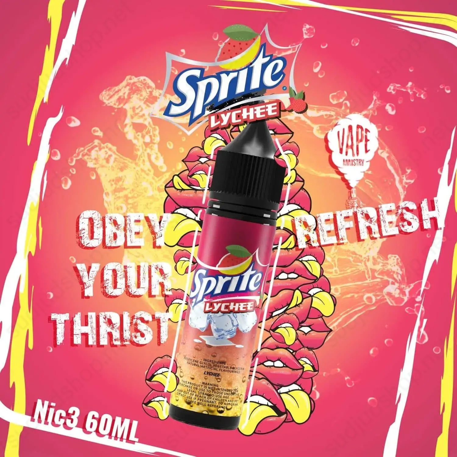 sprite lychee 60ml nic3