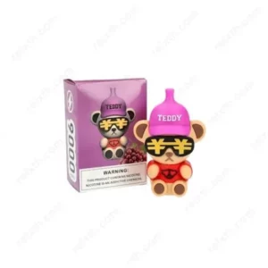 teddy disposable 9000puffs grape ice
