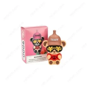 teddy disposable 9000puffs peach