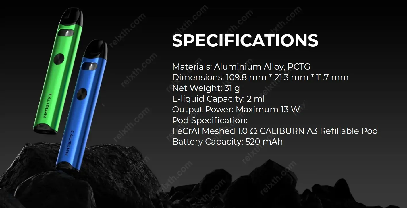 uwell caliburn a3 pod kit 5