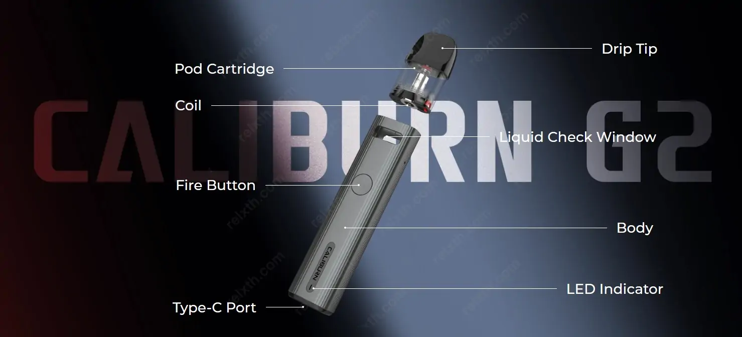 uwell caliburn g2 pod 2