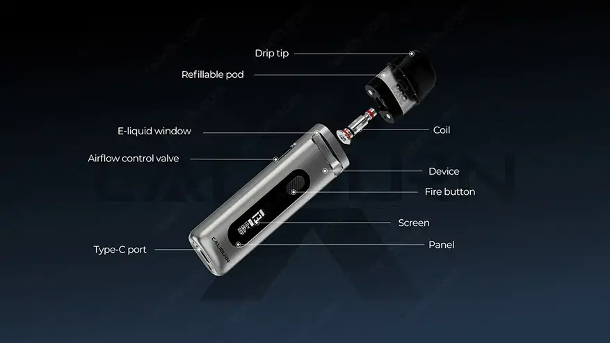 uwell caliburn x 20w pod system