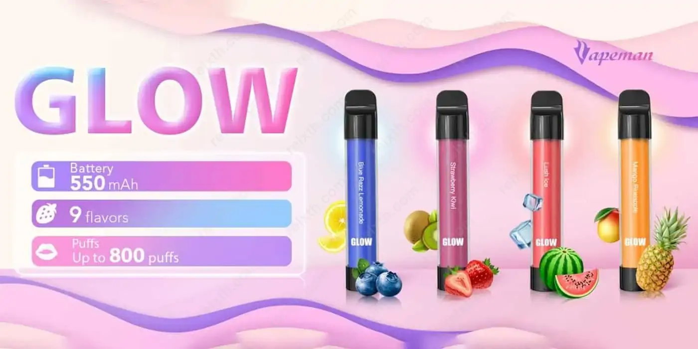 vapeman glow disposable pod 1