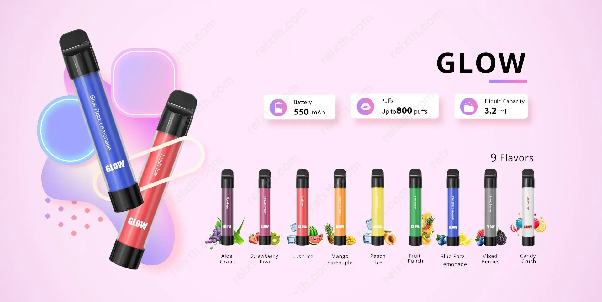 vapeman glow disposable pod 3