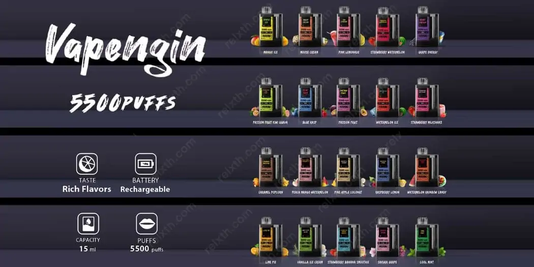 vapengin 5500 puffs disposable pod