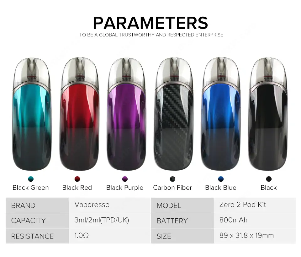 vaporesso zero 2 pod kit