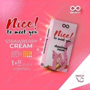 vc infinity pod nice to meet you strawberry cream