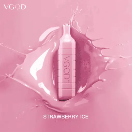 vgod little king kong disposable pod strawberry ice