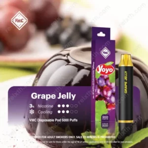 vmc disposable 5000 puffs grape jelly