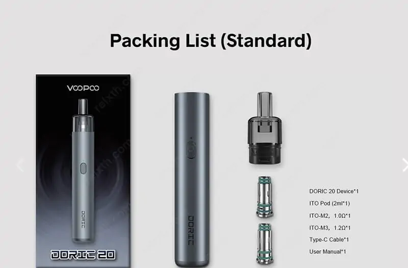 voopoo doric 20 pod system kit