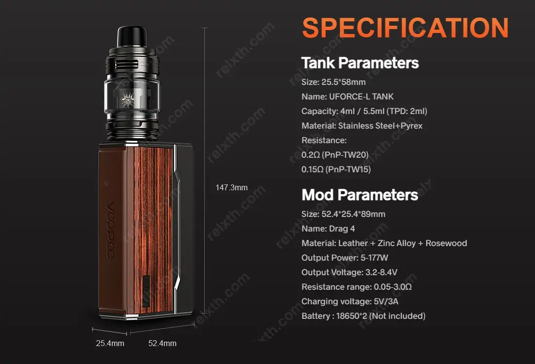voopoo drag 4 mod kit 4