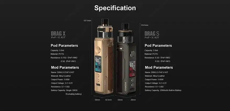 voopoo drag s pnp x pod kit