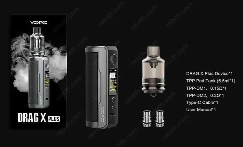 voopoo drag x plus professional edition kit