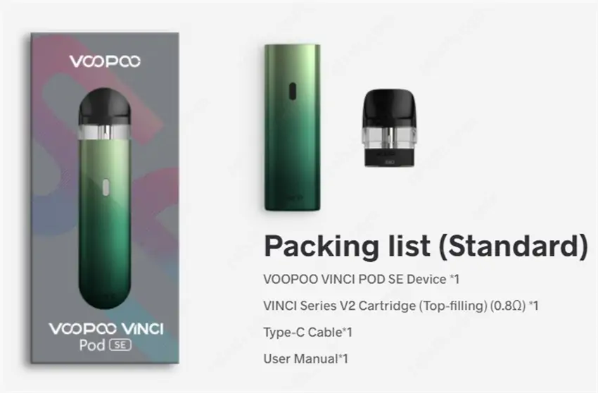voopoo vinci pod se system kit